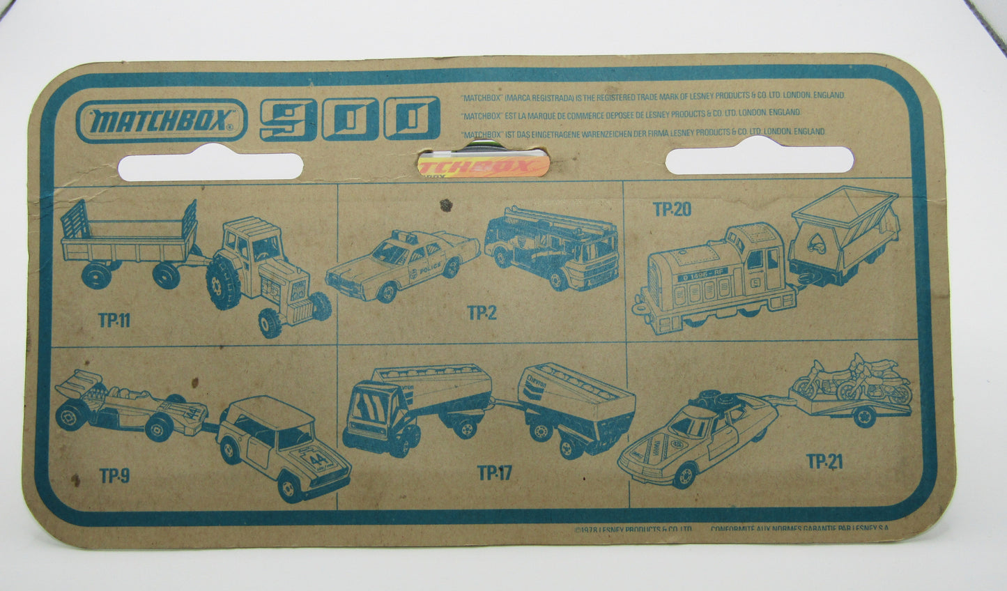 Matchbox Superfast Twin Pack TP-22 Long Haul Trailer Bronze OCL