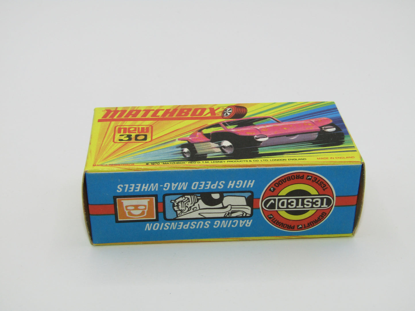 Matchbox Superfast No 30B Beach Buggy Dark Purple Less Splatter