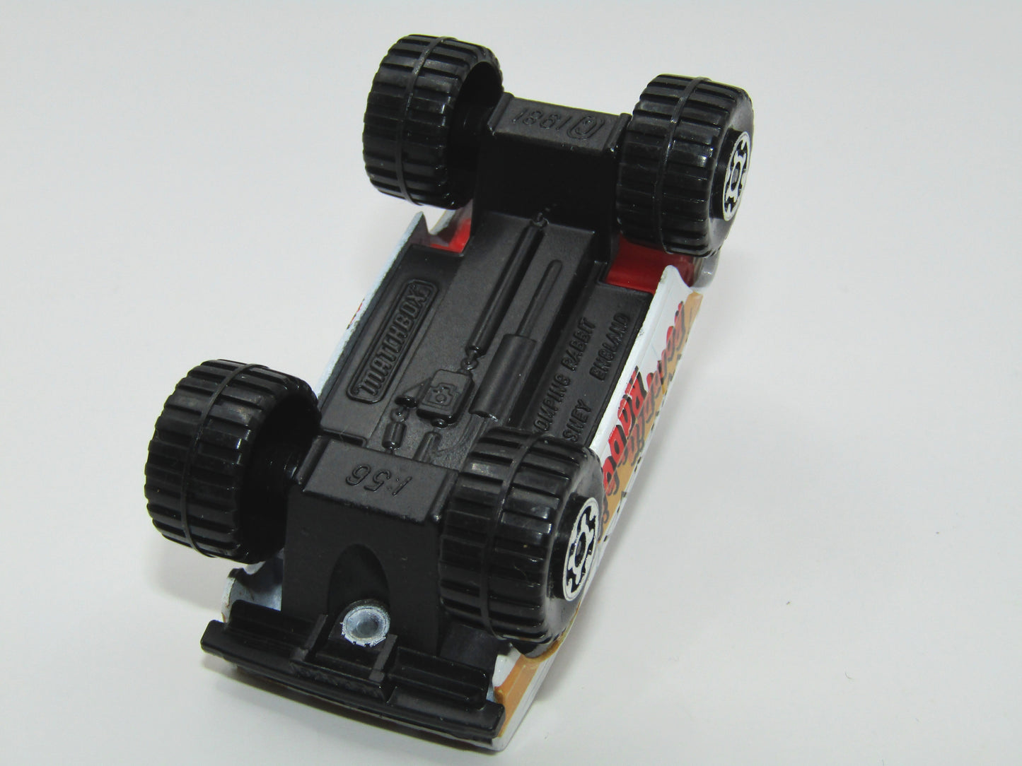 Matchbox Superfast 7D VW Golf Romping Rabbit, with Side Stripe