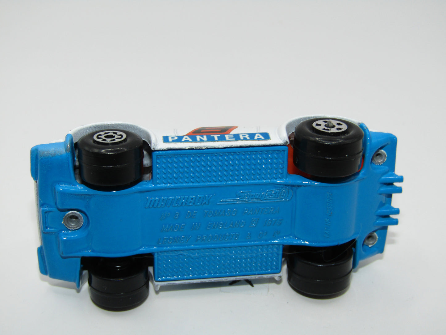 Matchbox Superfast 8C De Tomaso Pantera Bonnet & Side Labels