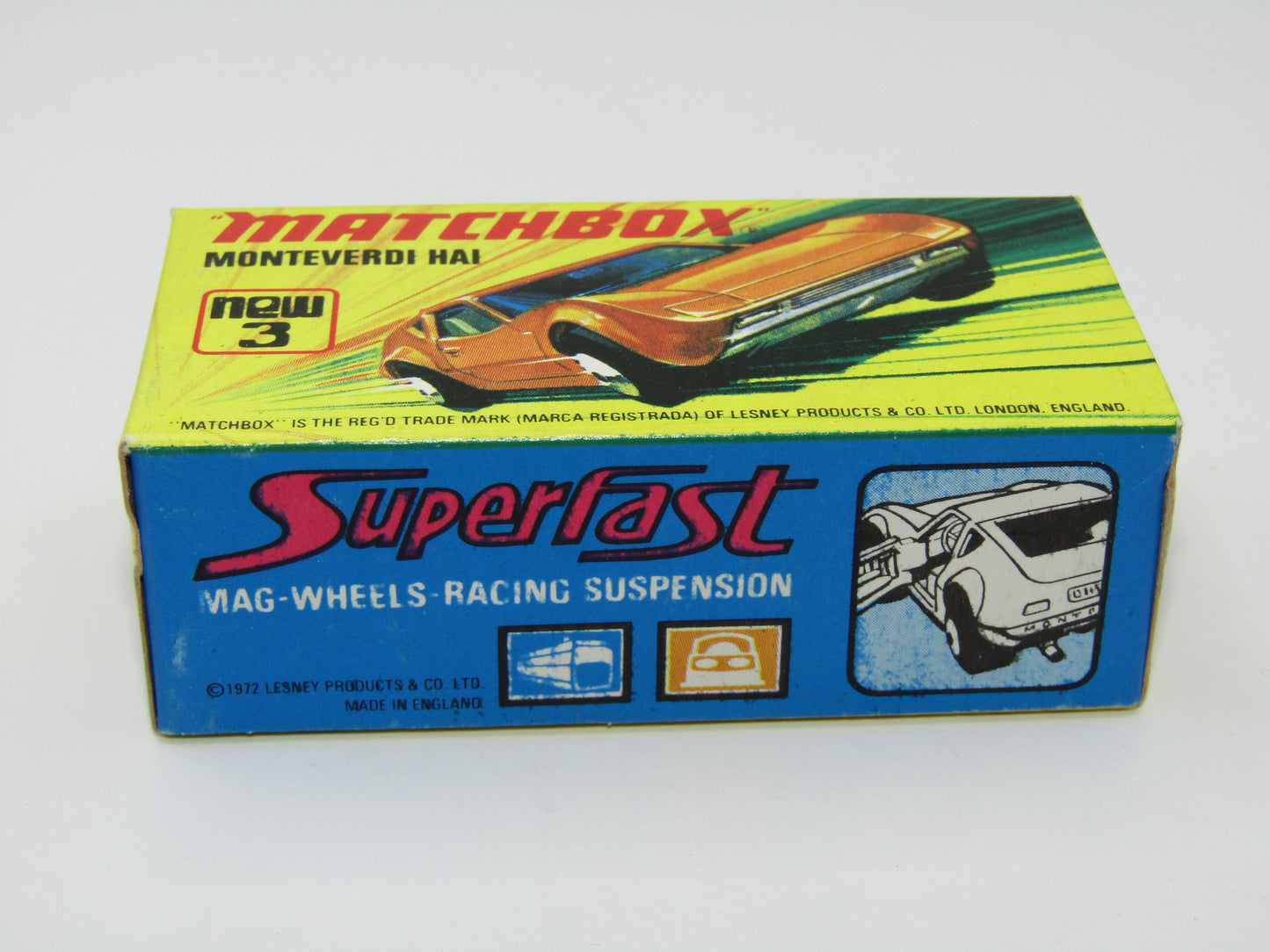 Matchbox Superfast 3B Monteverdi Hai SILVER PAINTED BASE