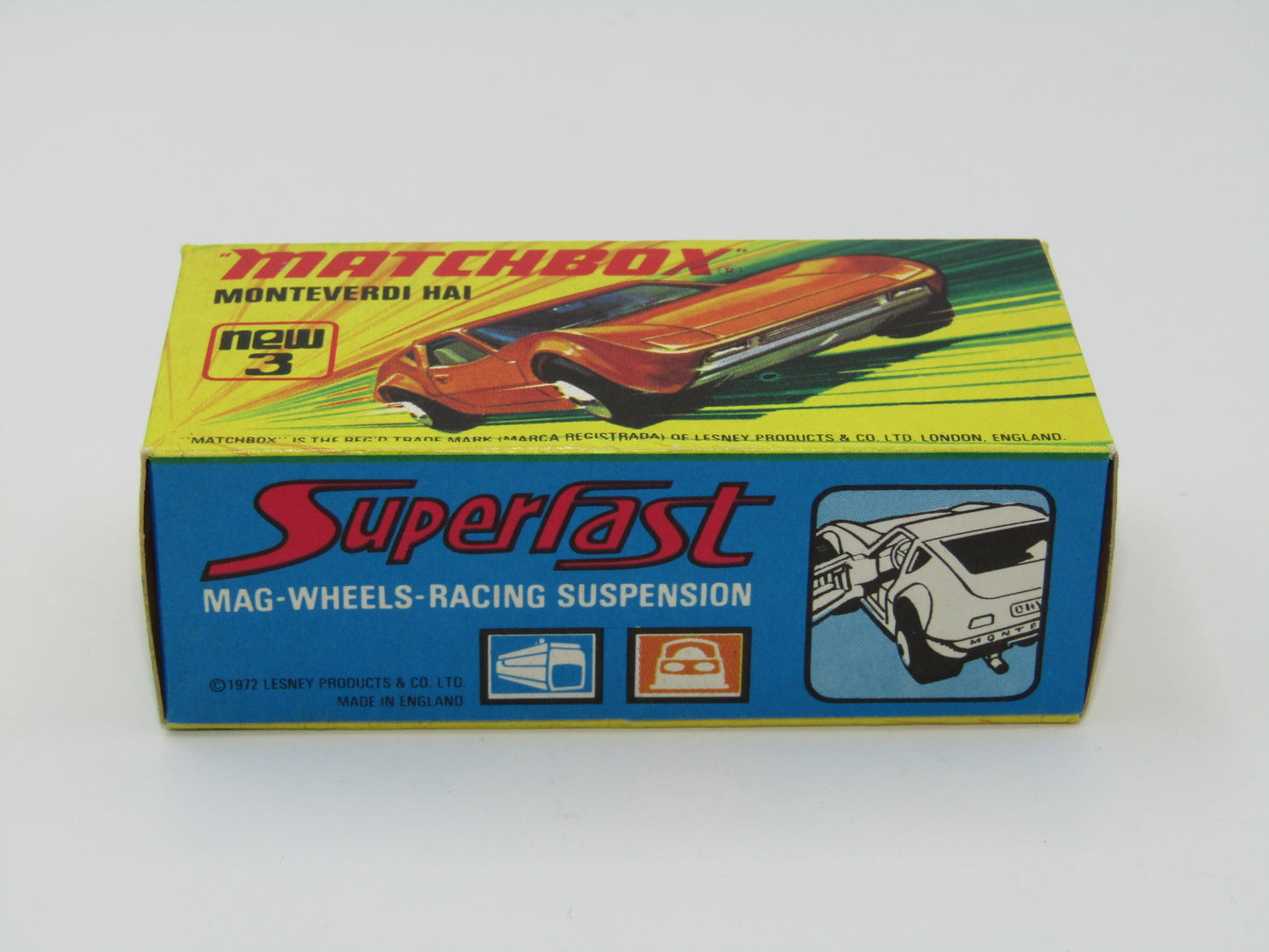 Matchbox Superfast 3B Monteverdi Hai PALE BLUE Windows