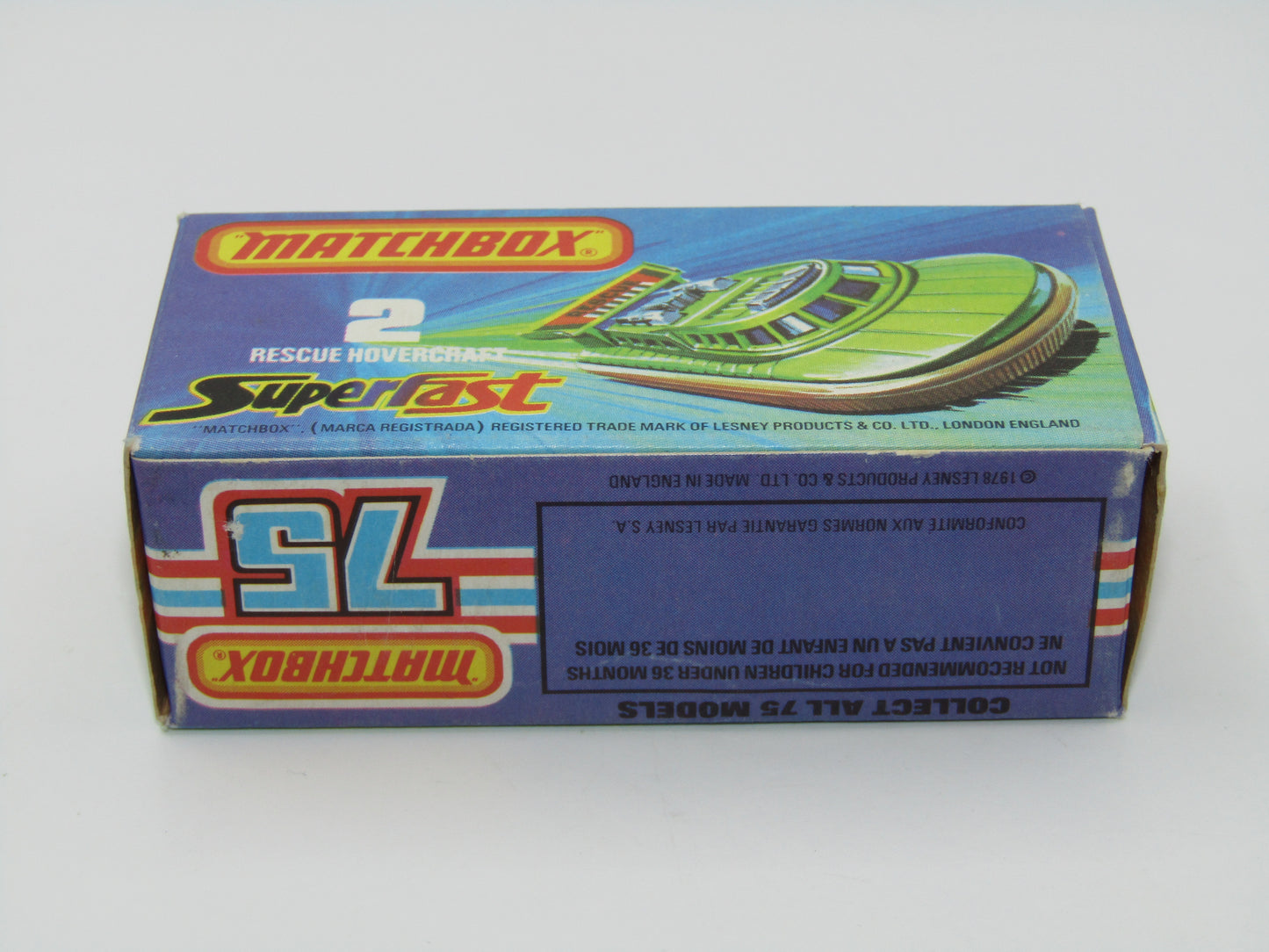 Matchbox Superfast 2C Rescue Hovercraft TAN Base