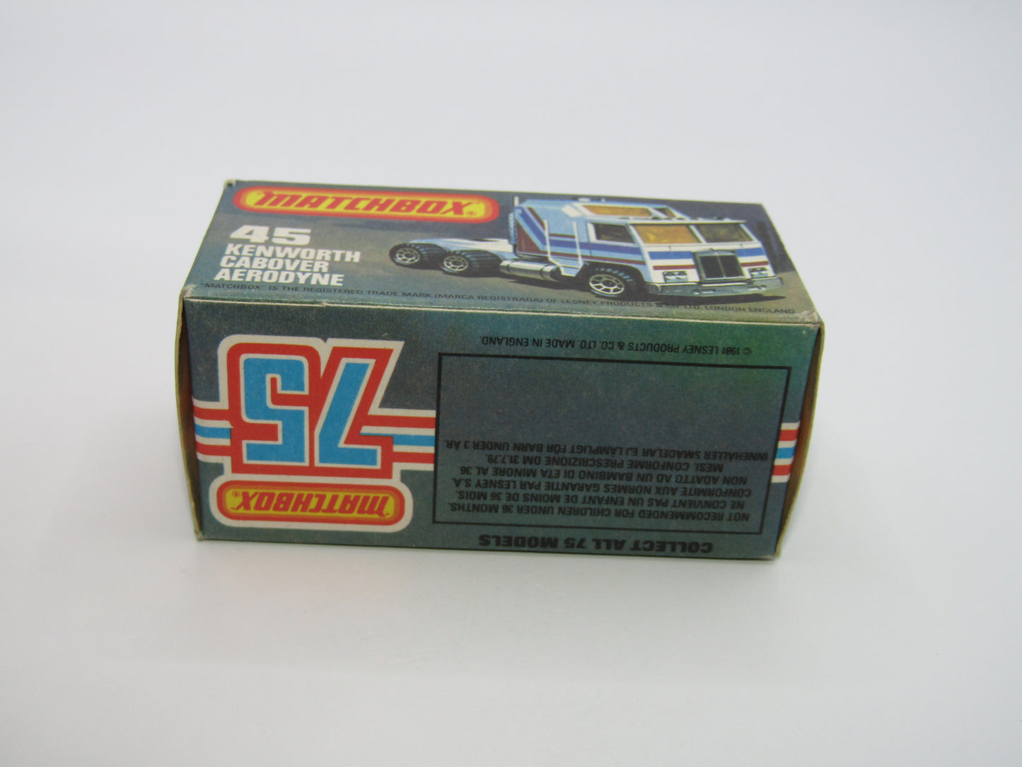 Matchbox Superfast 45C Kenworth Truck Silver NASA Lesney Base
