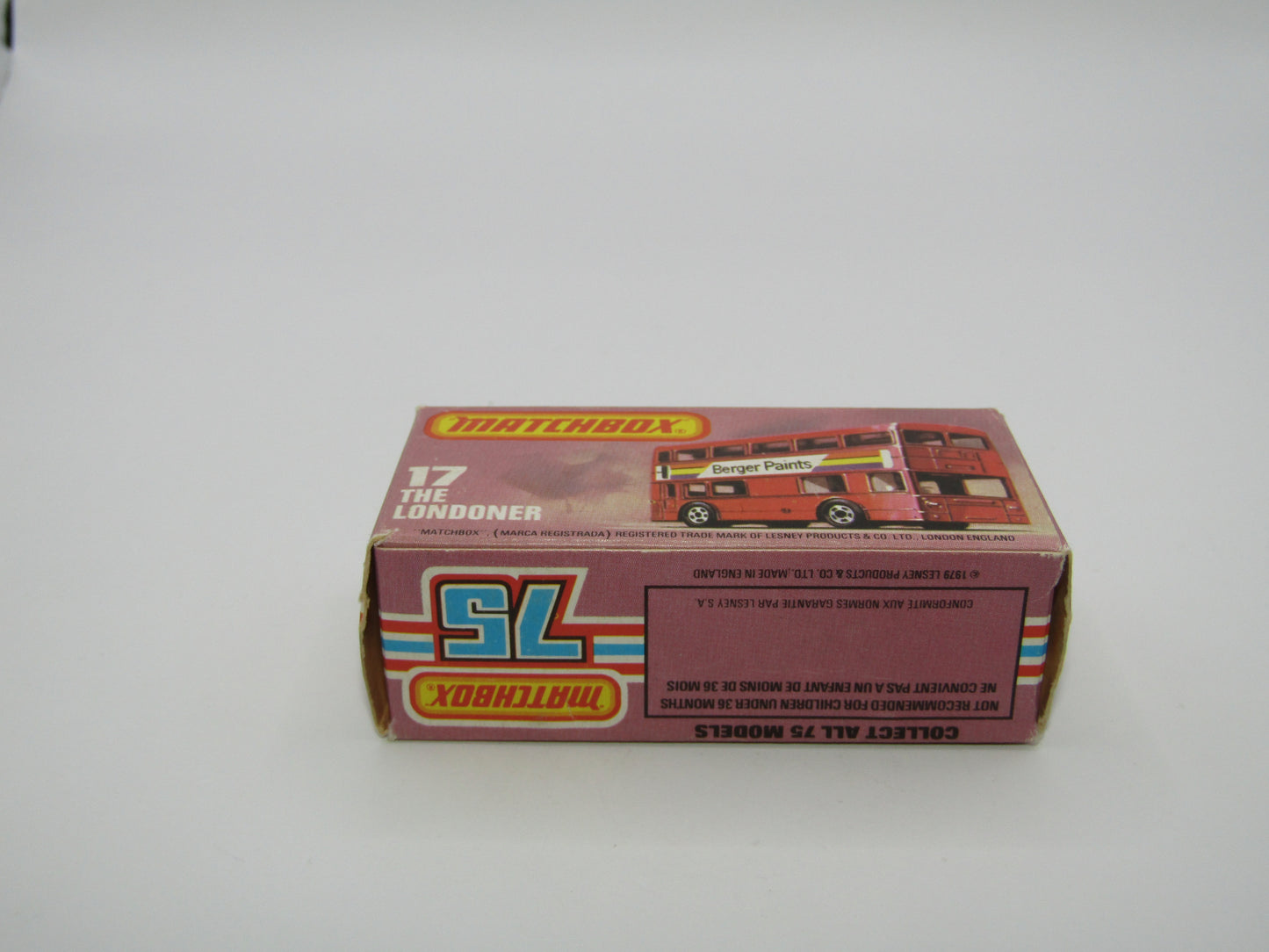 Matchbox Superfast No 17C London Bus Japan Yumiya Original Fashion