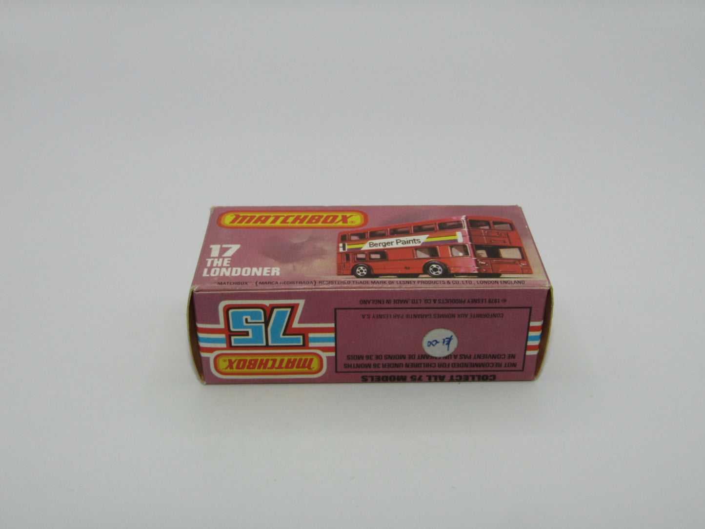 Matchbox Superfast No 17C London Bus Japan Lady Boutique