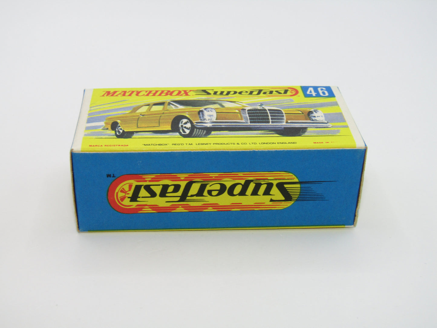 Matchbox Superfast 46A Mercedes 300SE Silver DOT DASH Wheels