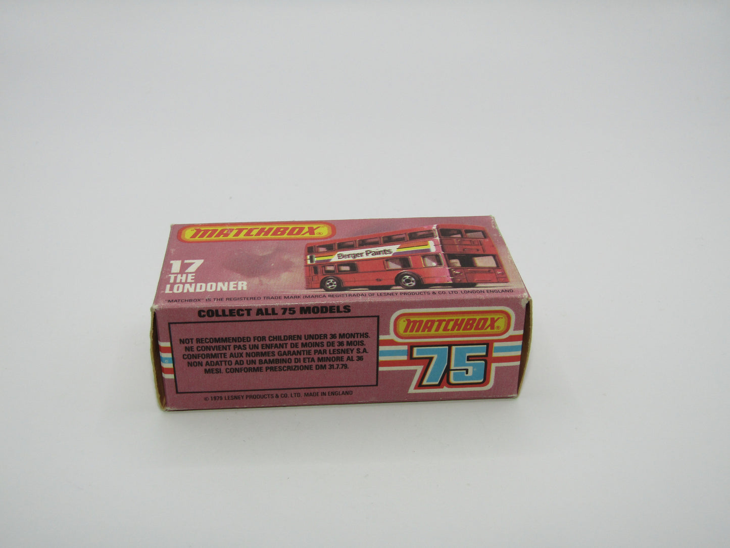 Matchbox Superfast No 17B The Londoner Japan Mini Car Collection