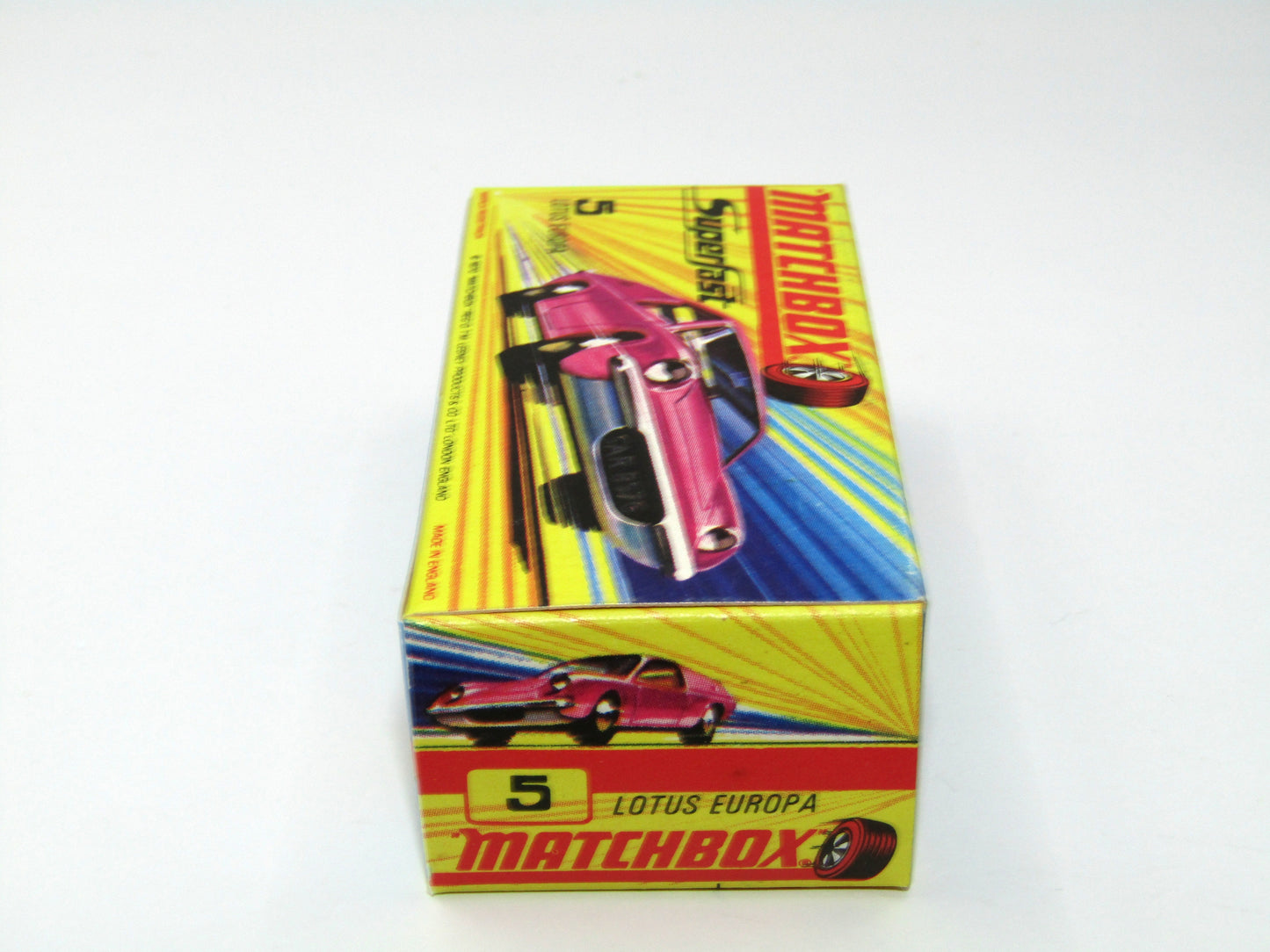 Matchbox Superfast 5A Lotus Europa PURPLE with Tow Slot