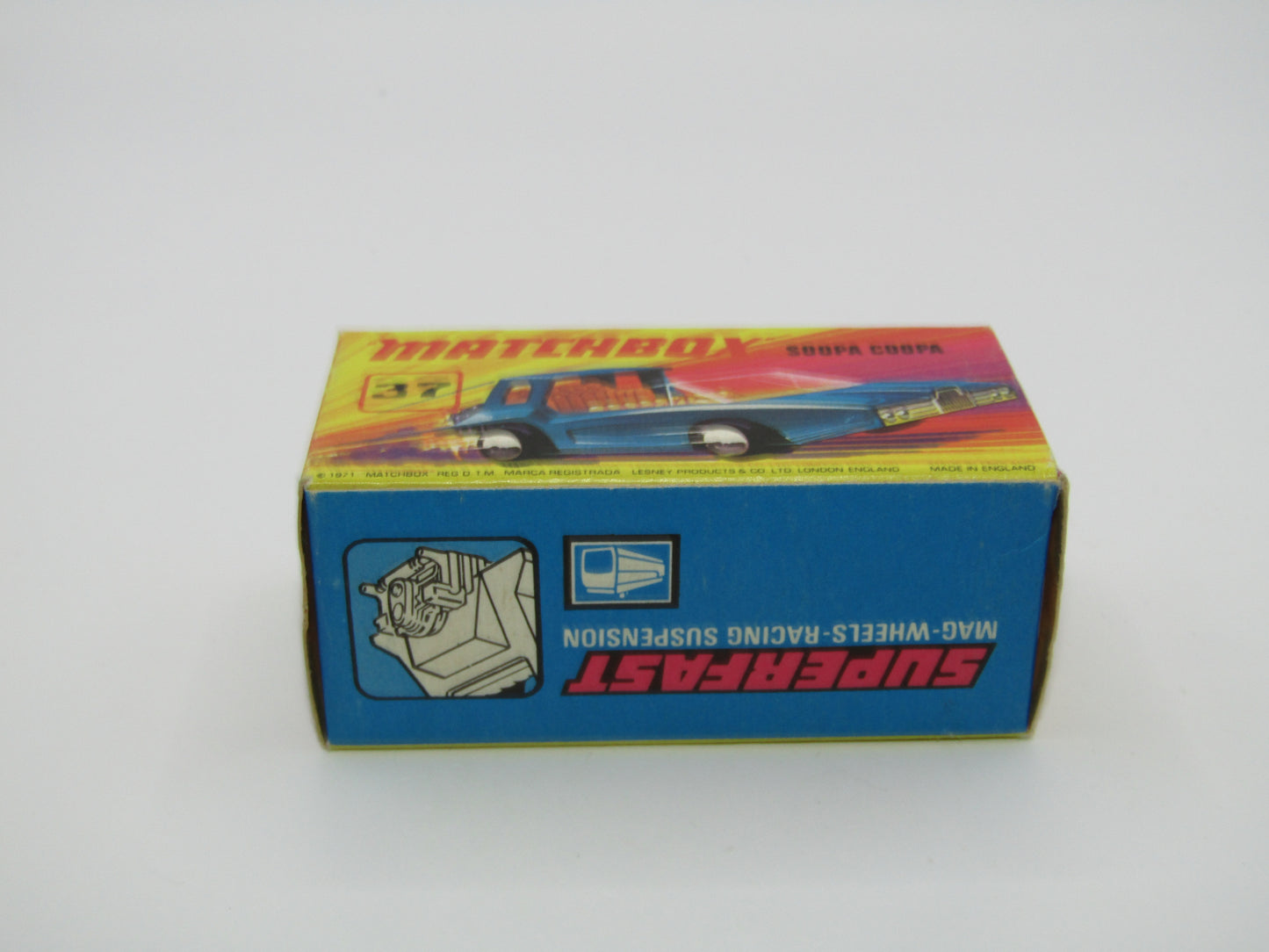 Matchbox Superfast 37B Soopa Coopa Light Metallic Blue