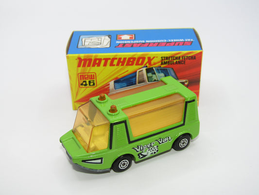 Matchbox Superfast 46B Stretcha Fetcha Lime Green UNPAINTED Base