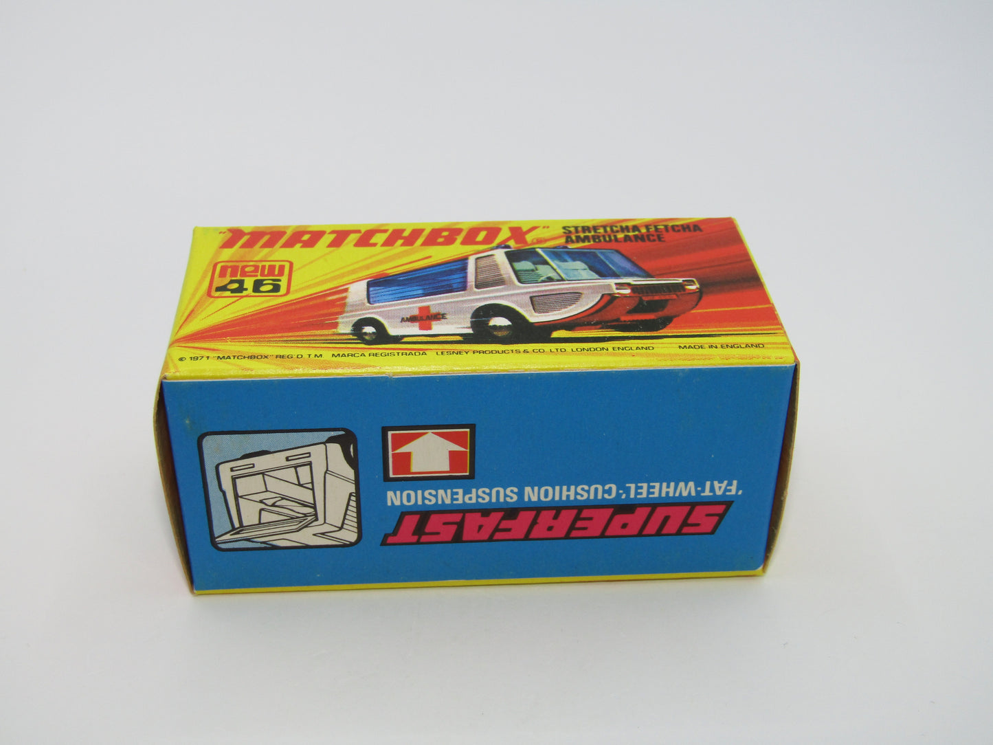 Matchbox Superfast 46B Stretcha Fetcha Lime Green UNPAINTED Base