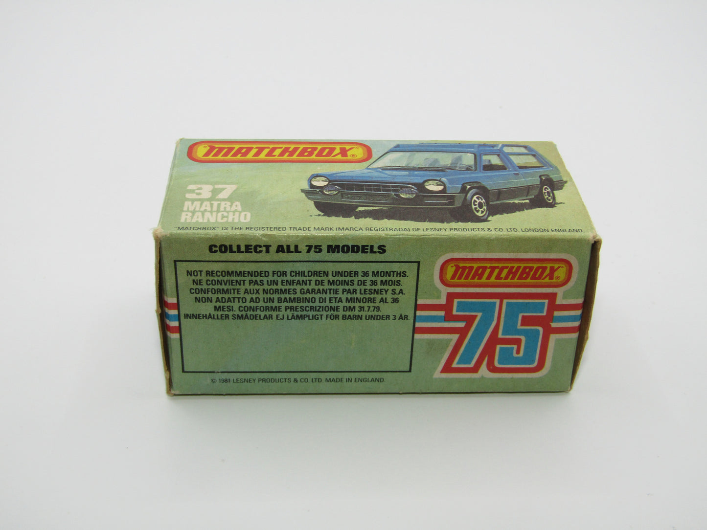 Matchbox Superfast 37E Matra Rancho Yellow NO RED STRIPE