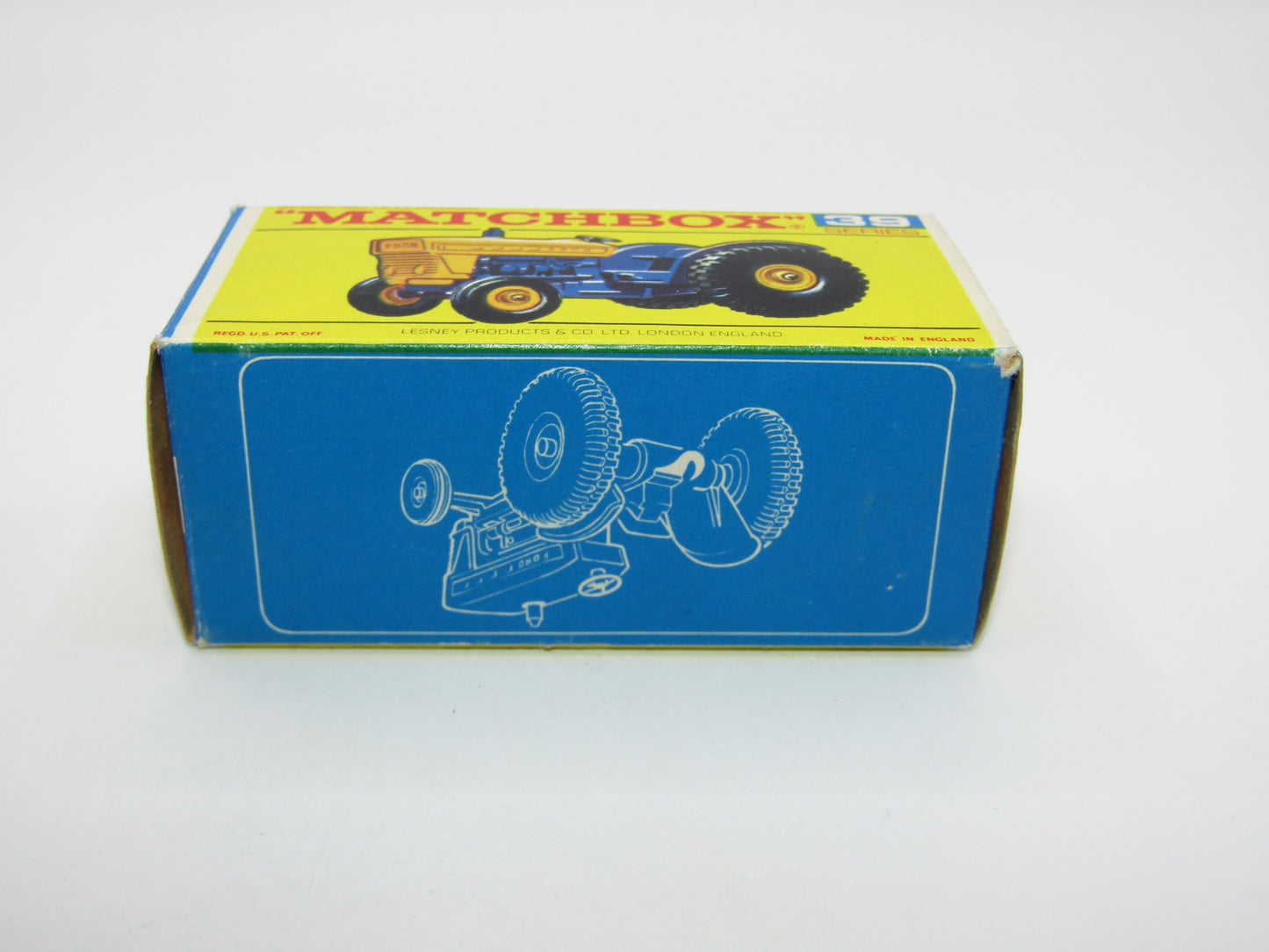 Matchbox Regular Wheels 39C Ford Tractorsigned by Ron Jobson Matchbox Artist
