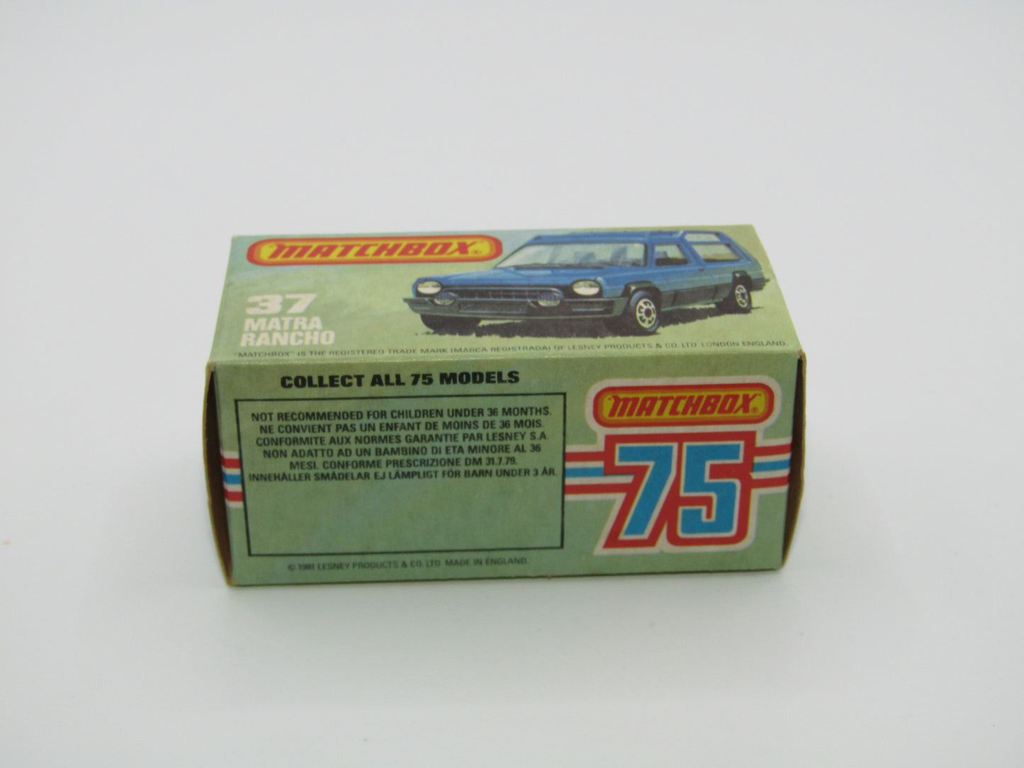 Matchbox Superfast 37E Matra Rancho TURQUOISE BLUE Narrow Wheels