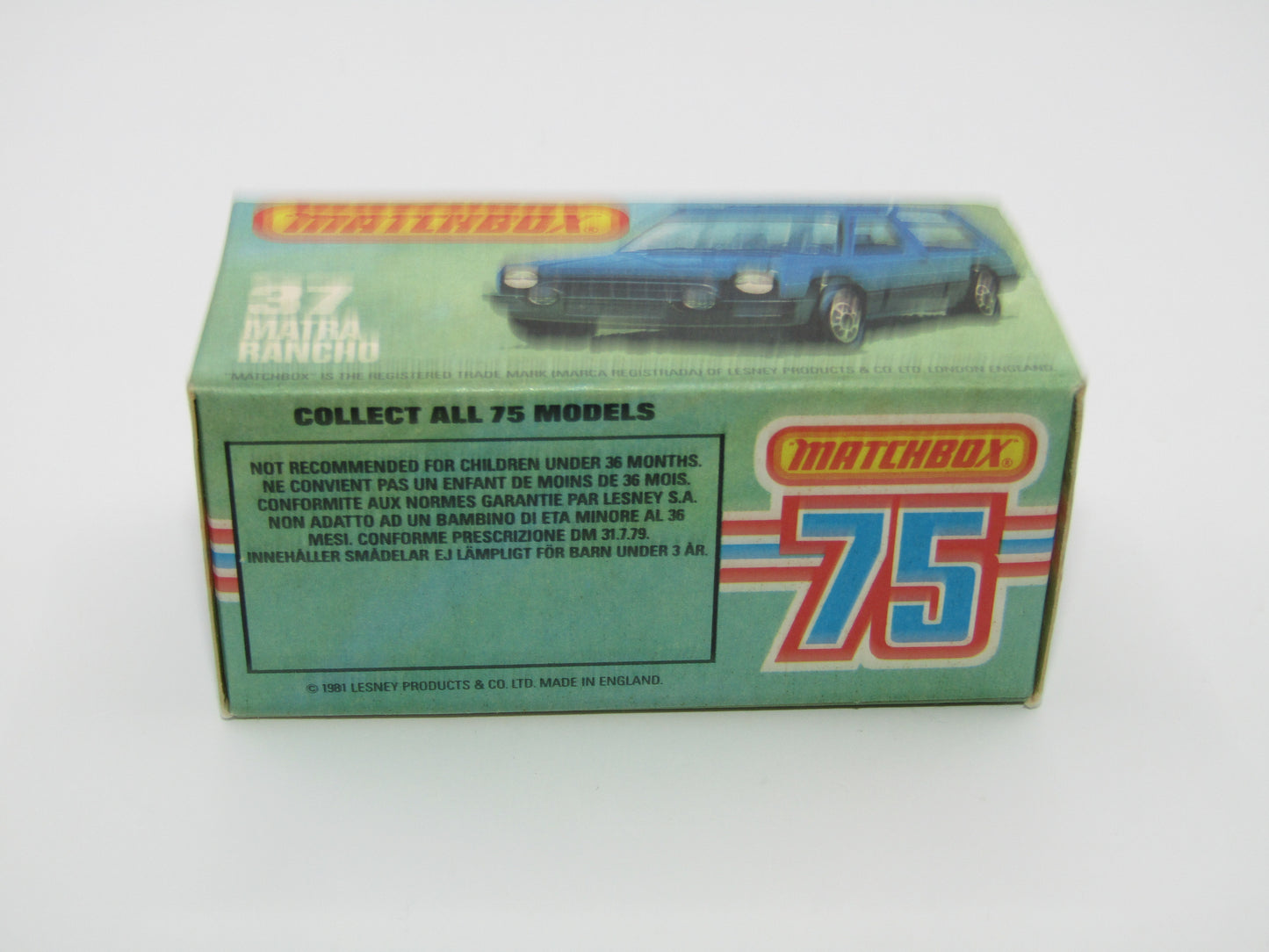 Matchbox Superfast 37E Matra Rancho Blue SURF RESCUE, Wide Wheels