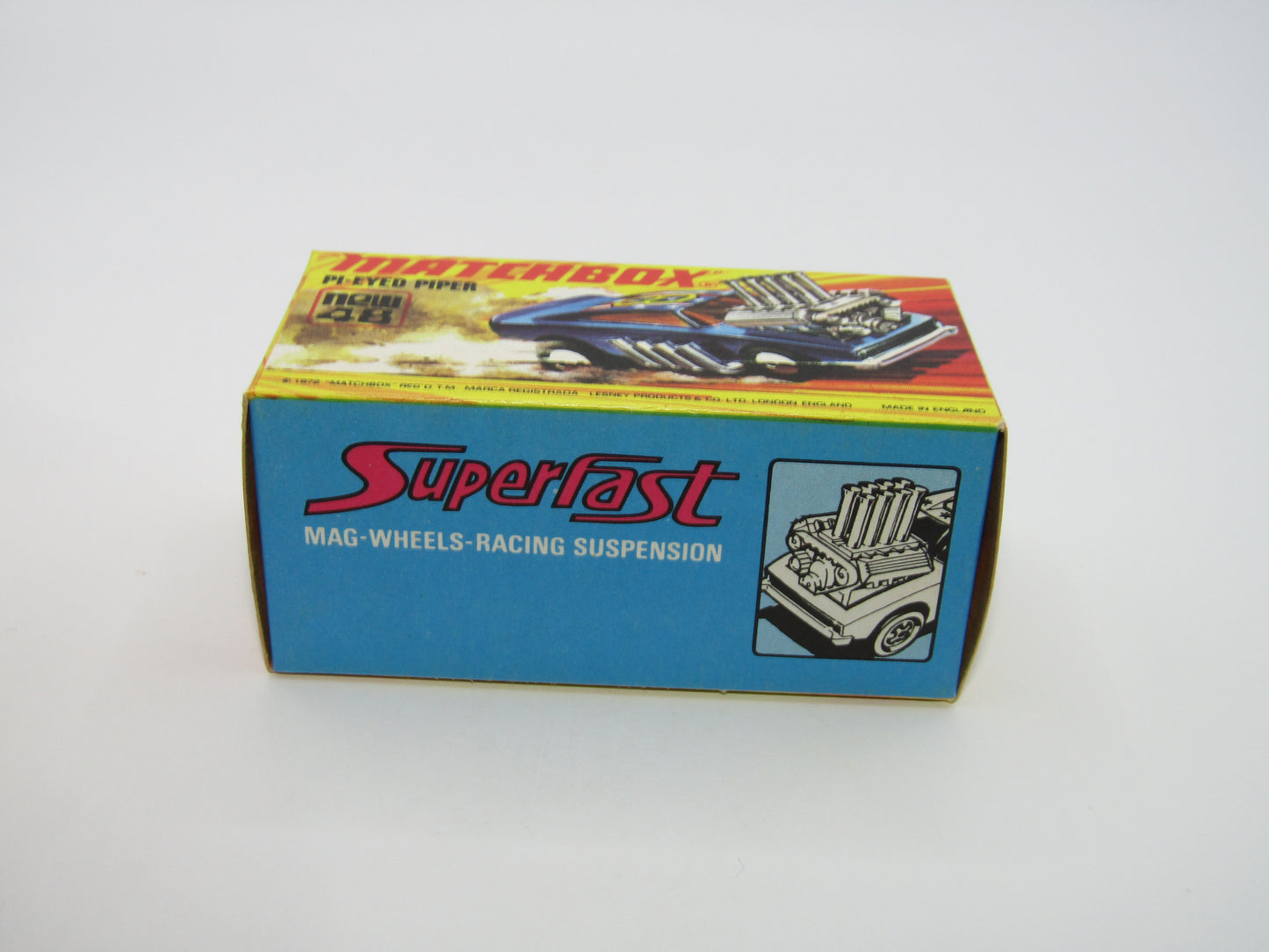 Matchbox Superfast RN Issue White Lightening POW Tampo