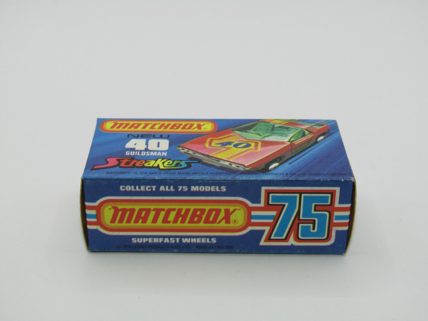 Matchbox Superfast 40A Vauxhall Guildsman Red 40 Tampo GREEN Windows
