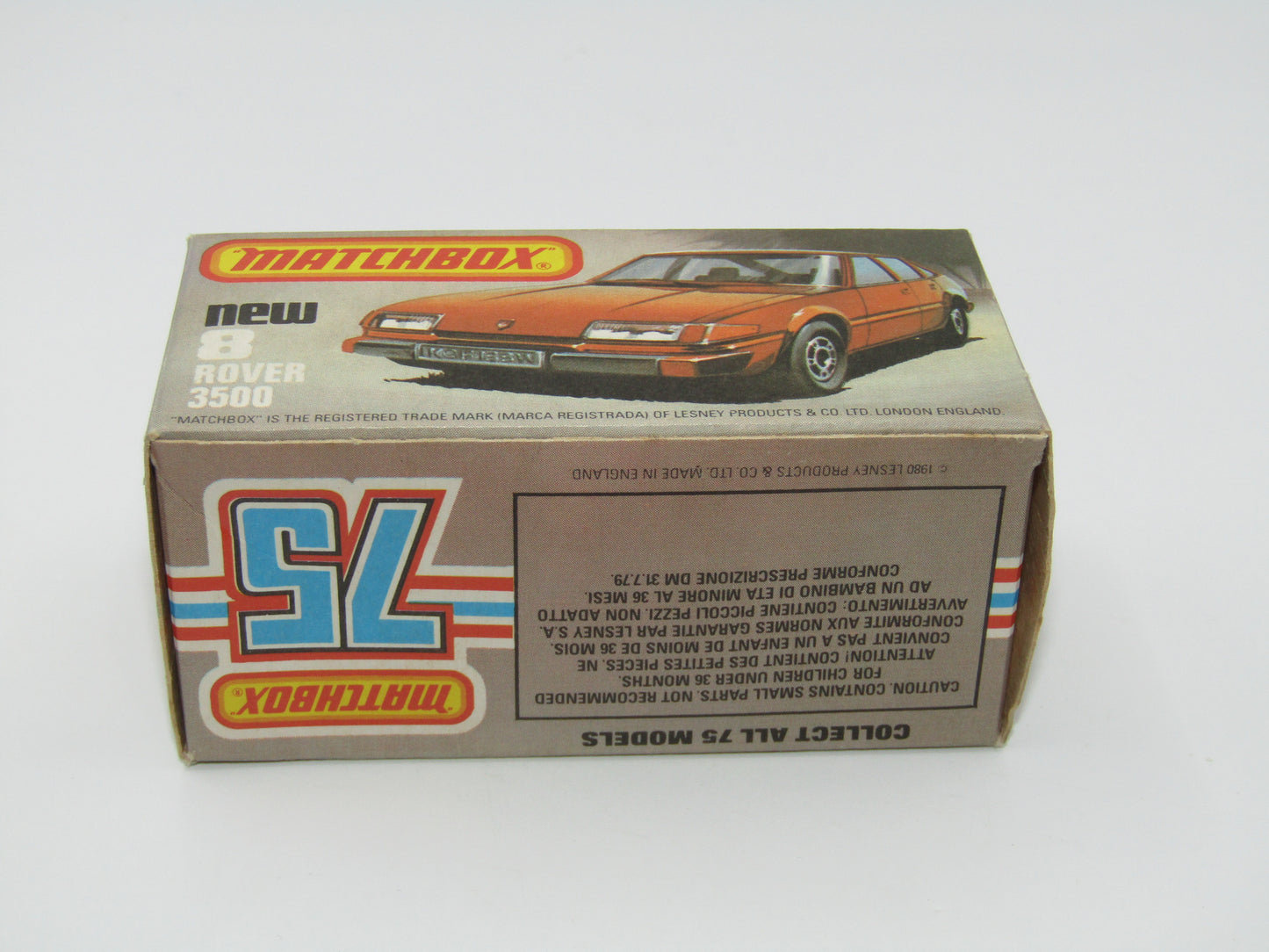 Matchbox Superfast 8D Rover 3500 DARK Bronze Beige Interior