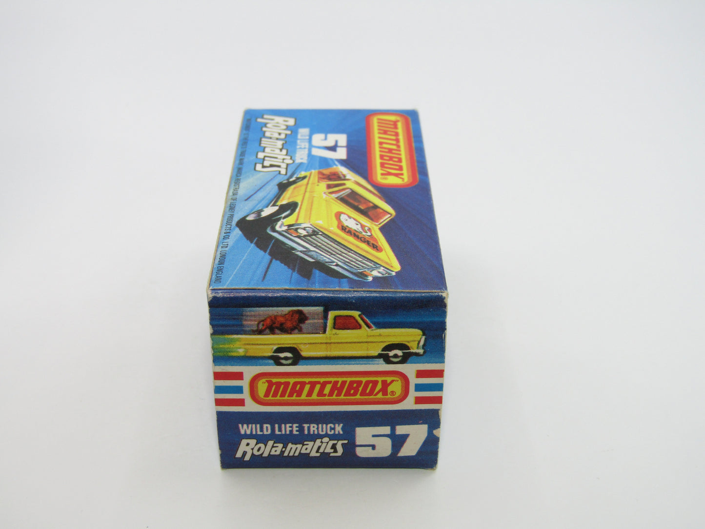 Matchbox Superfast 57C Wild Life Truck Red Windows BLUE Tinted Canopy