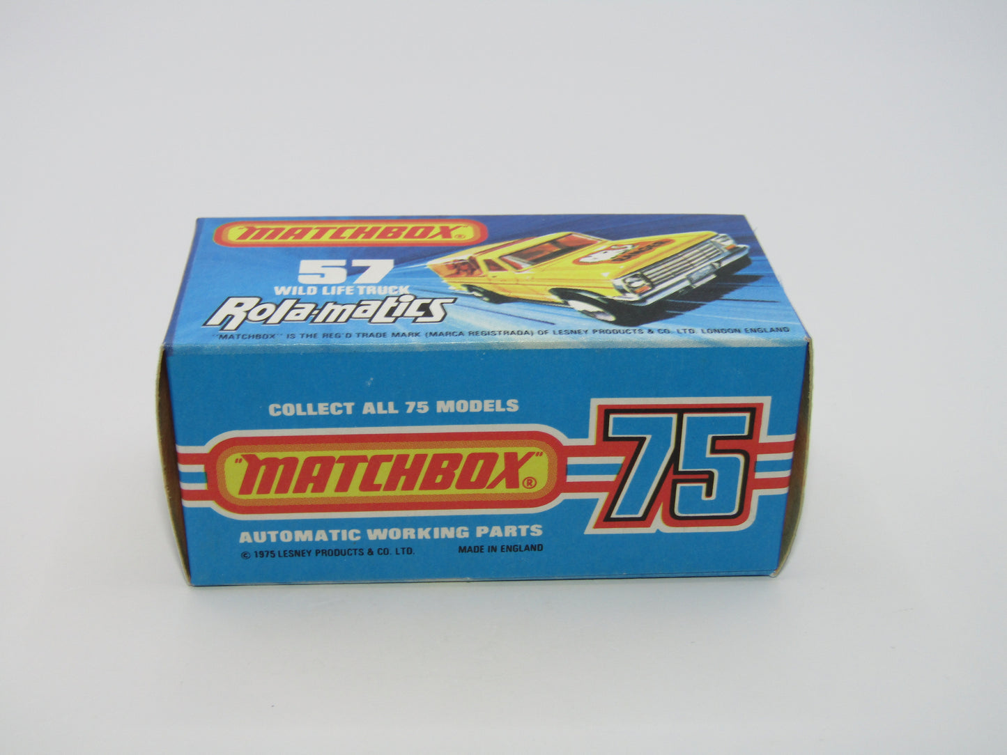 Matchbox Superfast 57C Wild Life Truck PURPLE Windows SMOKE Canopy