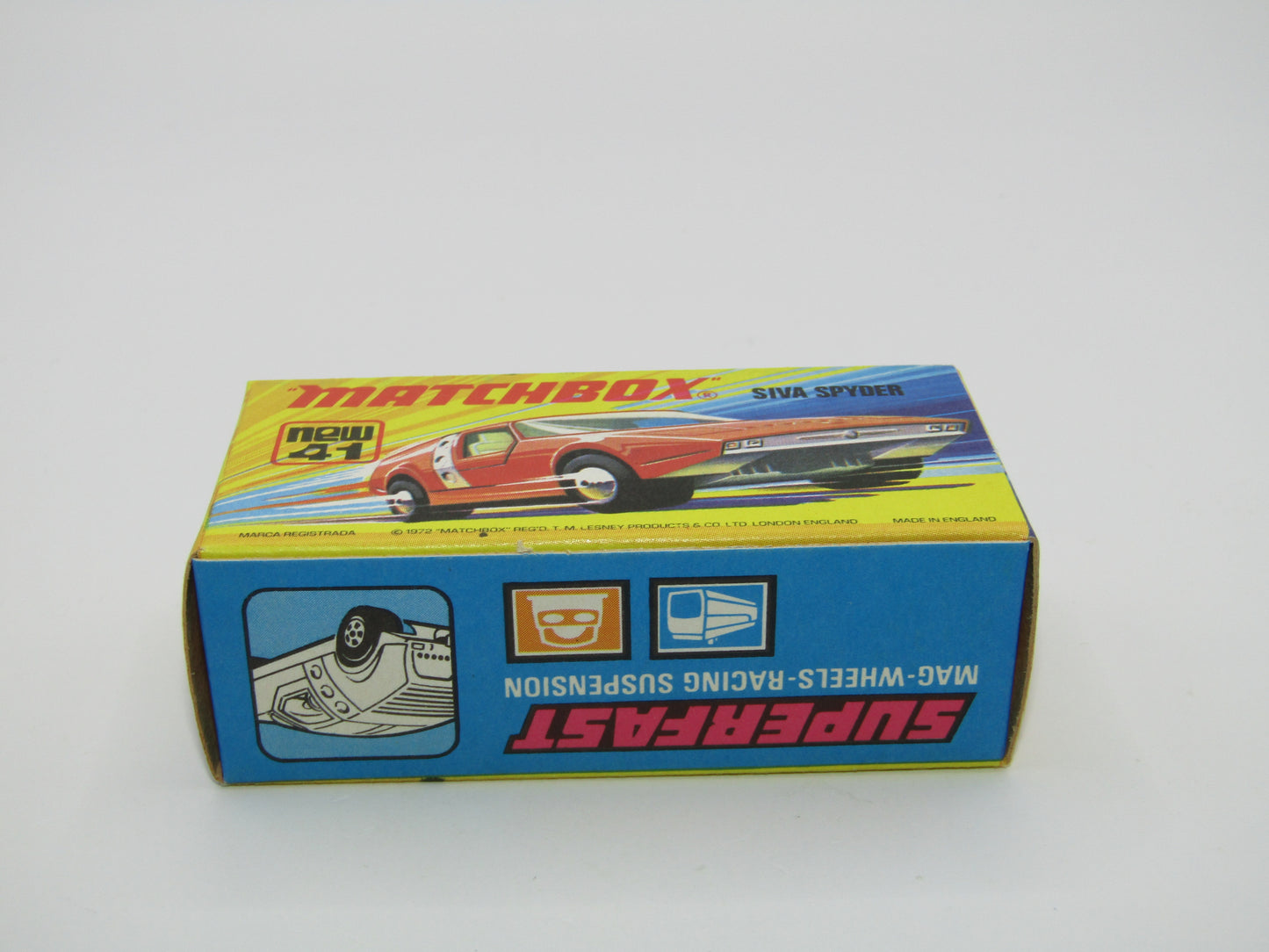 Matchbox Superfast Black Widow No 41 Siva Spyder Base Black Window