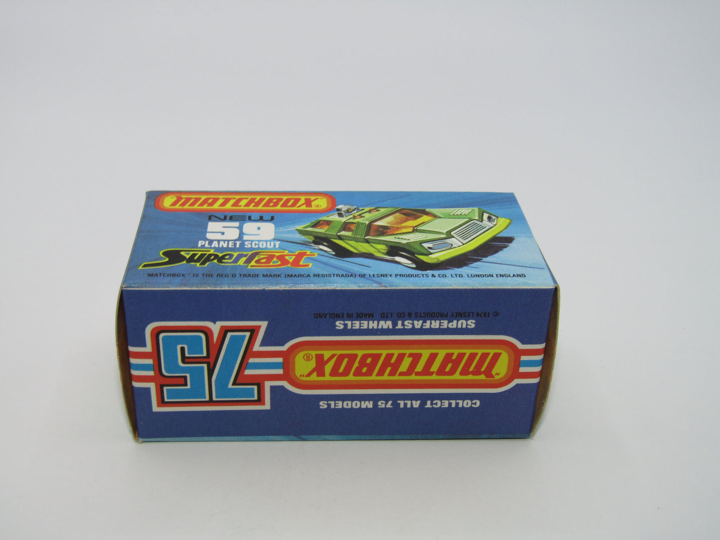 Matchbox Superfast 59C Planet Scout Metallic Green Apple Green Base
