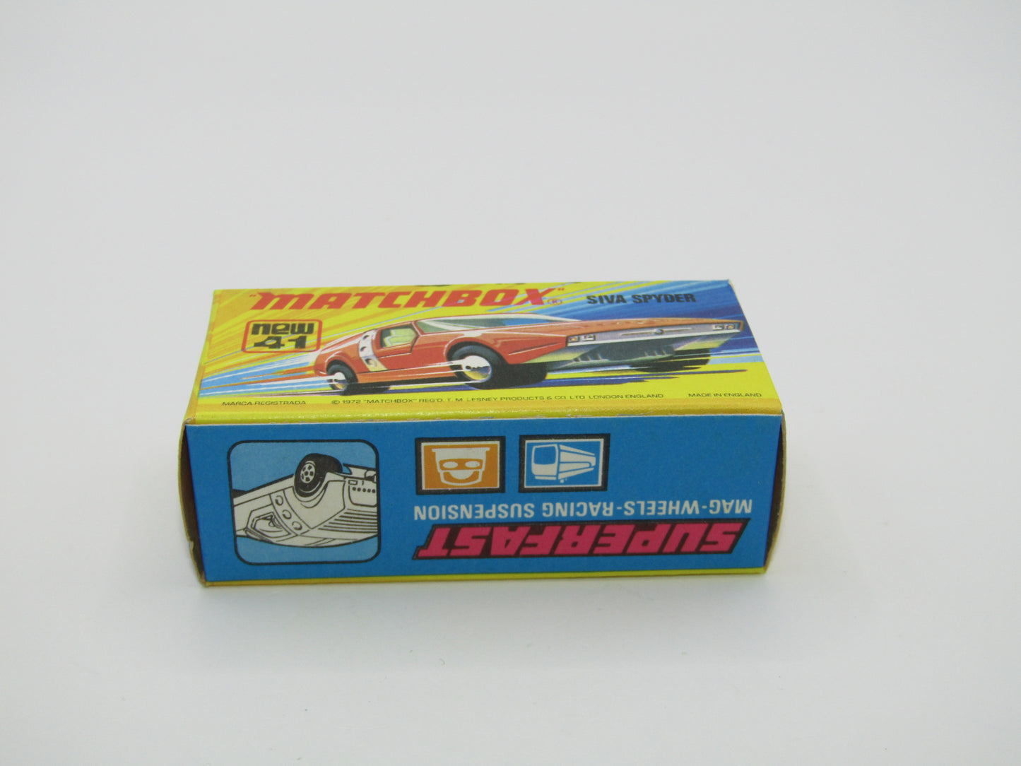 Matchbox Superfast 41B Siva Spyder Bronze CHROME STRAP