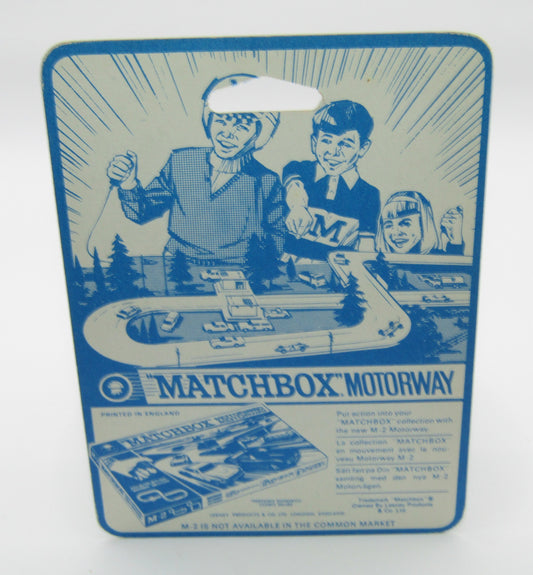 Matchbox Superfast Unused European Factory 1969 Blister Card