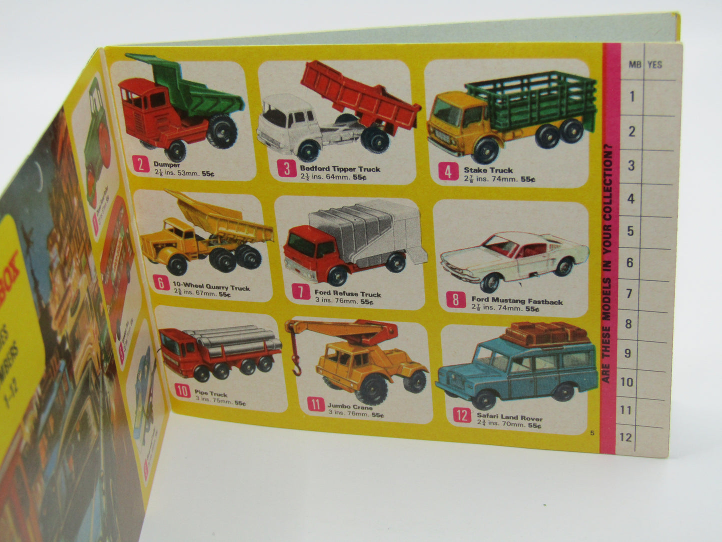 Matchbox 1967 Collectors Catalogue U.S.A Edition