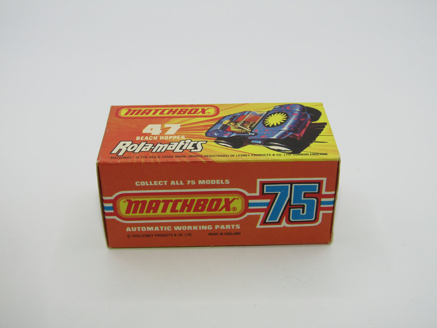 Matchbox Superfast 47B Beach Hopper DARK Yellow Interior Light Pink Base