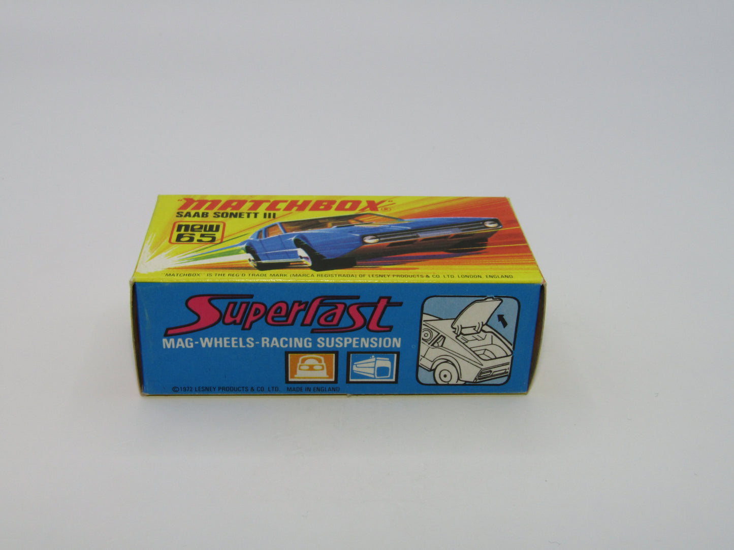Matchbox Superfast 65A Saab Sonett III DARK Metallic Blue