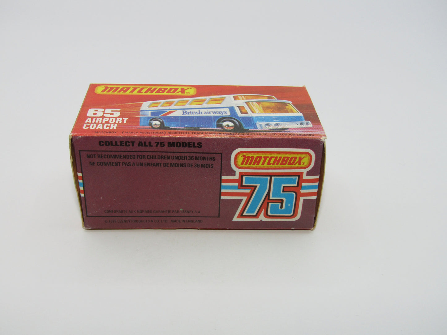 Matchbox Superfast 65B Airport Coach TWA World Airways
