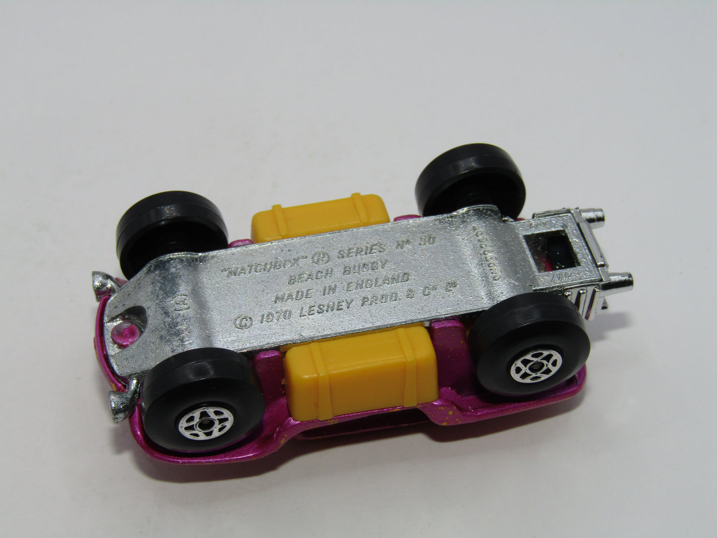 Matchbox Superfast 30B Beach Buggy LIGHT Pink Lost of Splatter