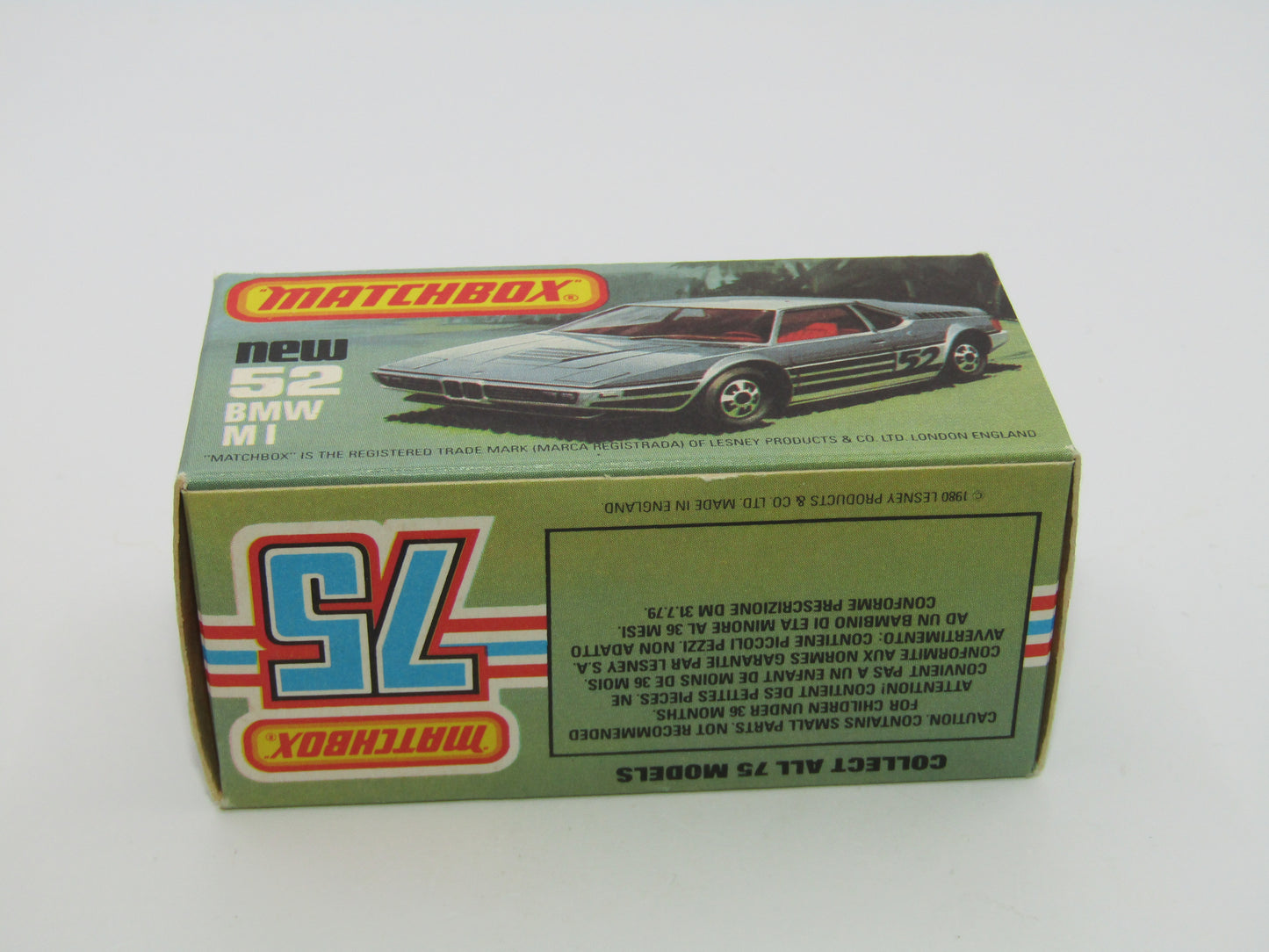 Matchbox Superfast 52C BMW M1 NO TAMPO PRINT