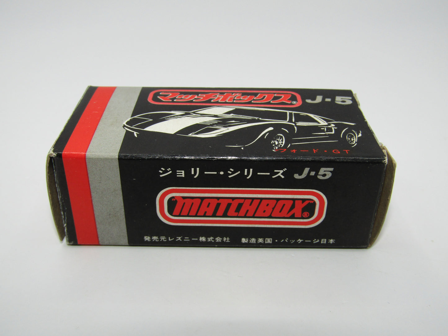 Matchbox Superfast Japan Issue J-5 41A Ford G.T. "6" Label 5 Spoke Wheels