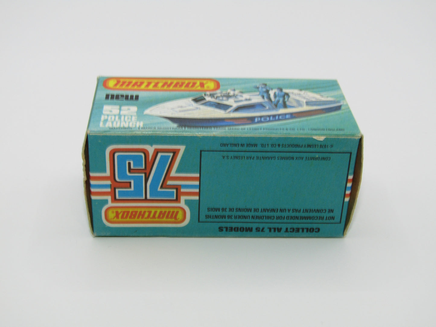 Matchbox Superfast 52C Police Launch Code Red BLUE MEN