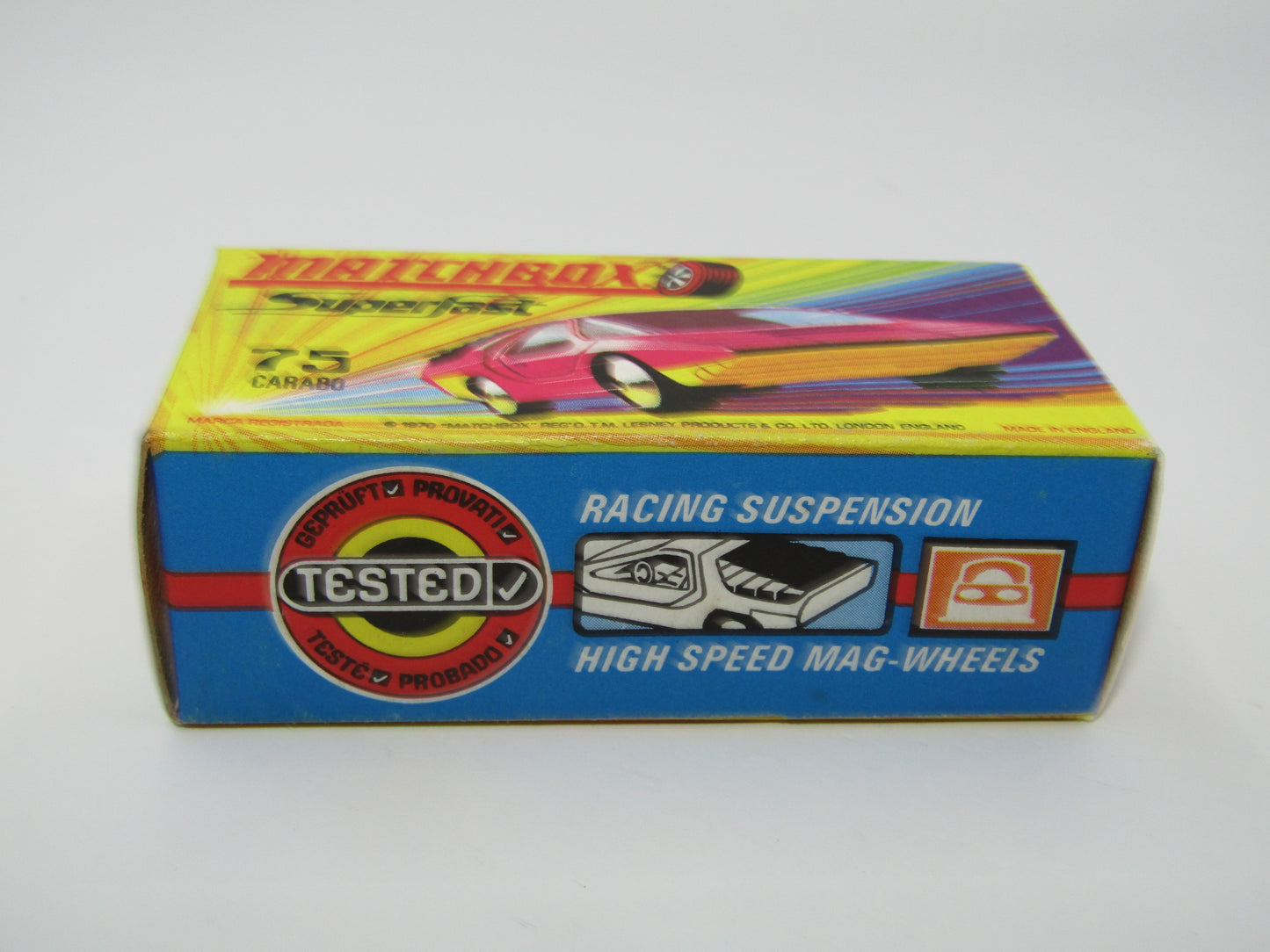 Matchbox Superfast 75B Alfa Carabo Dark Purple UNPAINTED Base