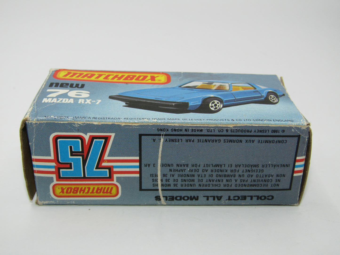 Matchbox Superfast 76A Mazda RX-7 Lesney Hong Kong Australian Issue