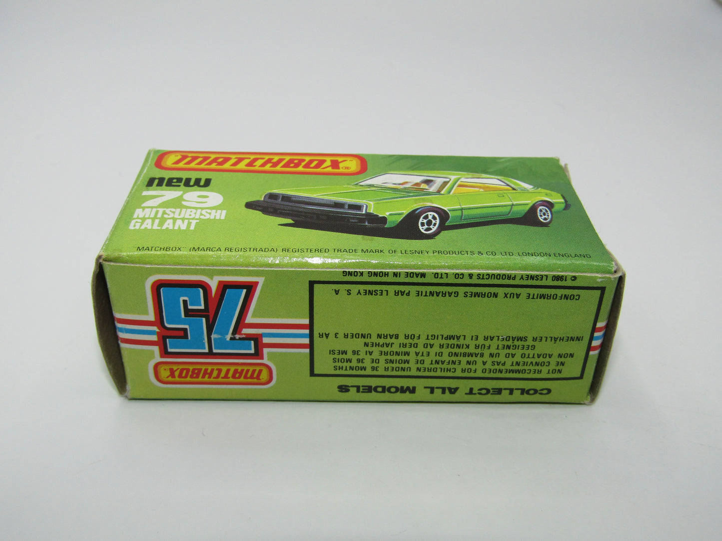 Matchbox Superfast 79A Mitsubishi Galant Lesney Hong Kong Australian Issue