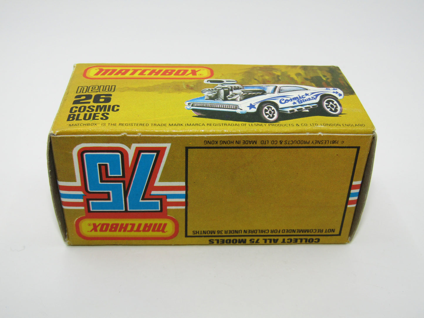 Matchbox Superfast No 26D Cosmic Blues USA Picture Box