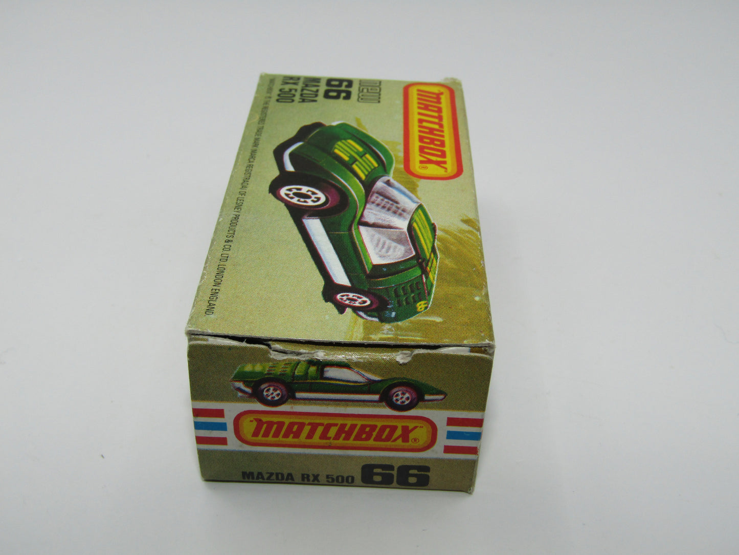 Matchbox Superfast No 66C Mazda RX500 Green USA Picture Box