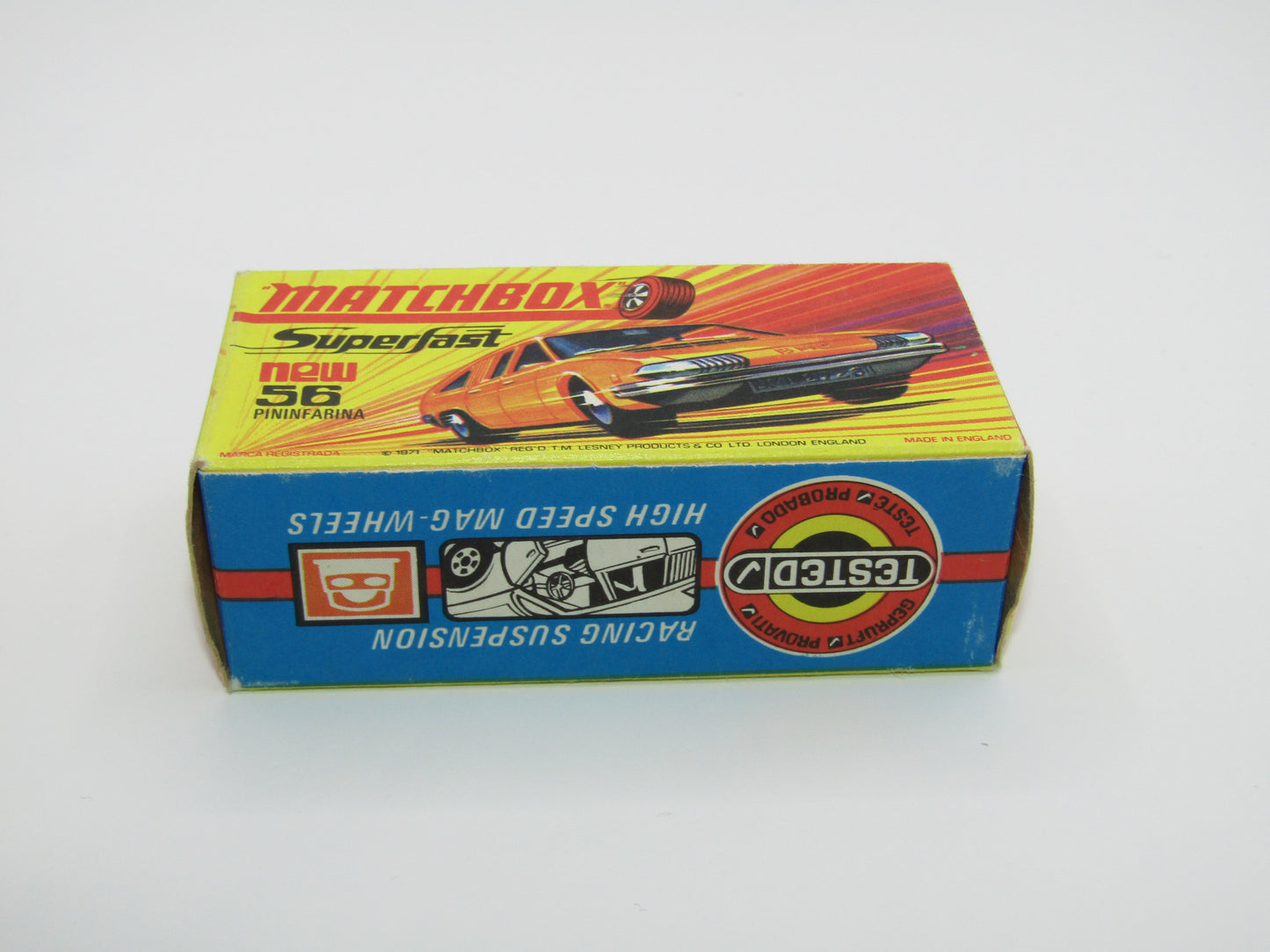 Matchbox Superfast 56A BMC 1800 Pininfarina Light Orange Wide Wheels