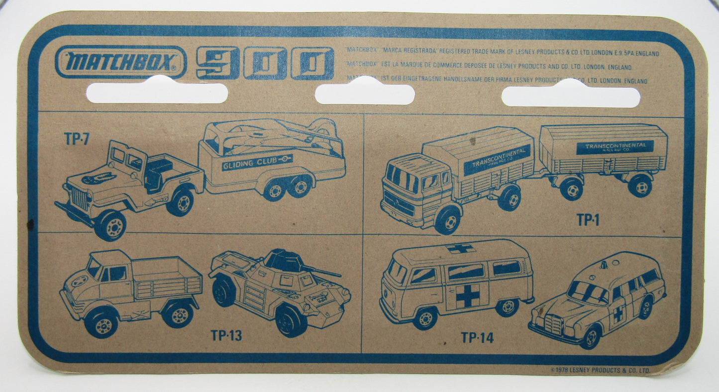 Matchbox Superfast Twin Pack TP-12 Field Car & Dormobile