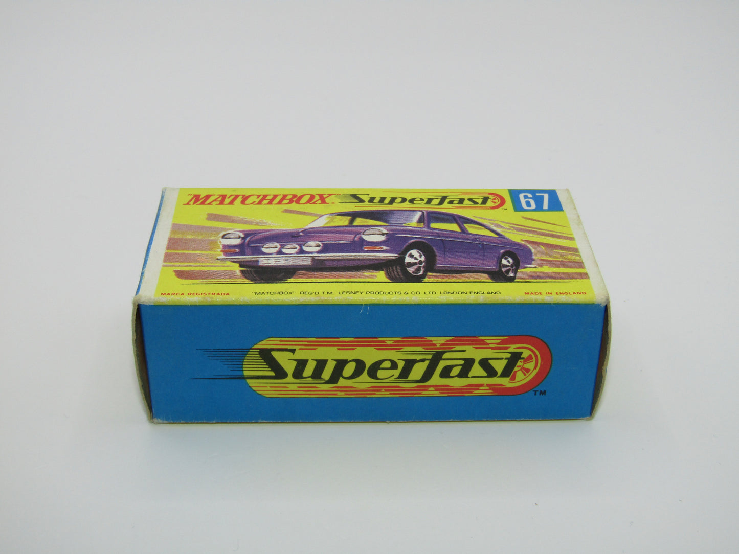 Matchbox Superfast 67A Volskswagen 1600TL Pink WIDE Wheels