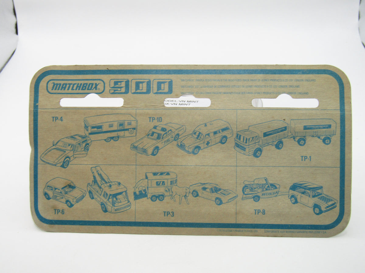 Matchbox Superfast Twin Pack TP-25 Pipe Truck Metallic Green
