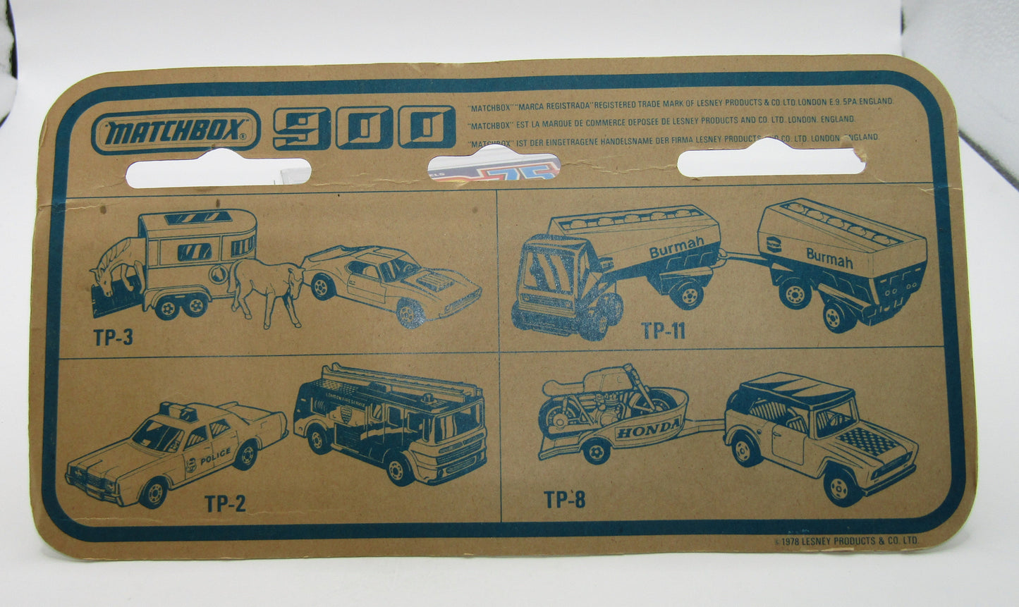 Matchbox Superfast Twin Pack TP-3 AMX Javelin & Pony Trailer SILVERY Lime Green