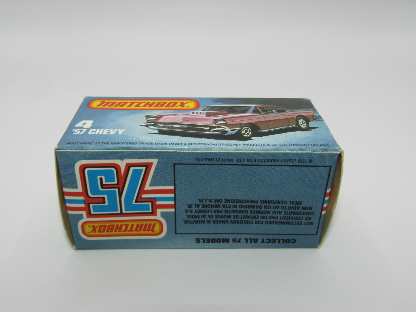 Matchbox Superfast 4D '57 Chevy Dark Metallic Pink