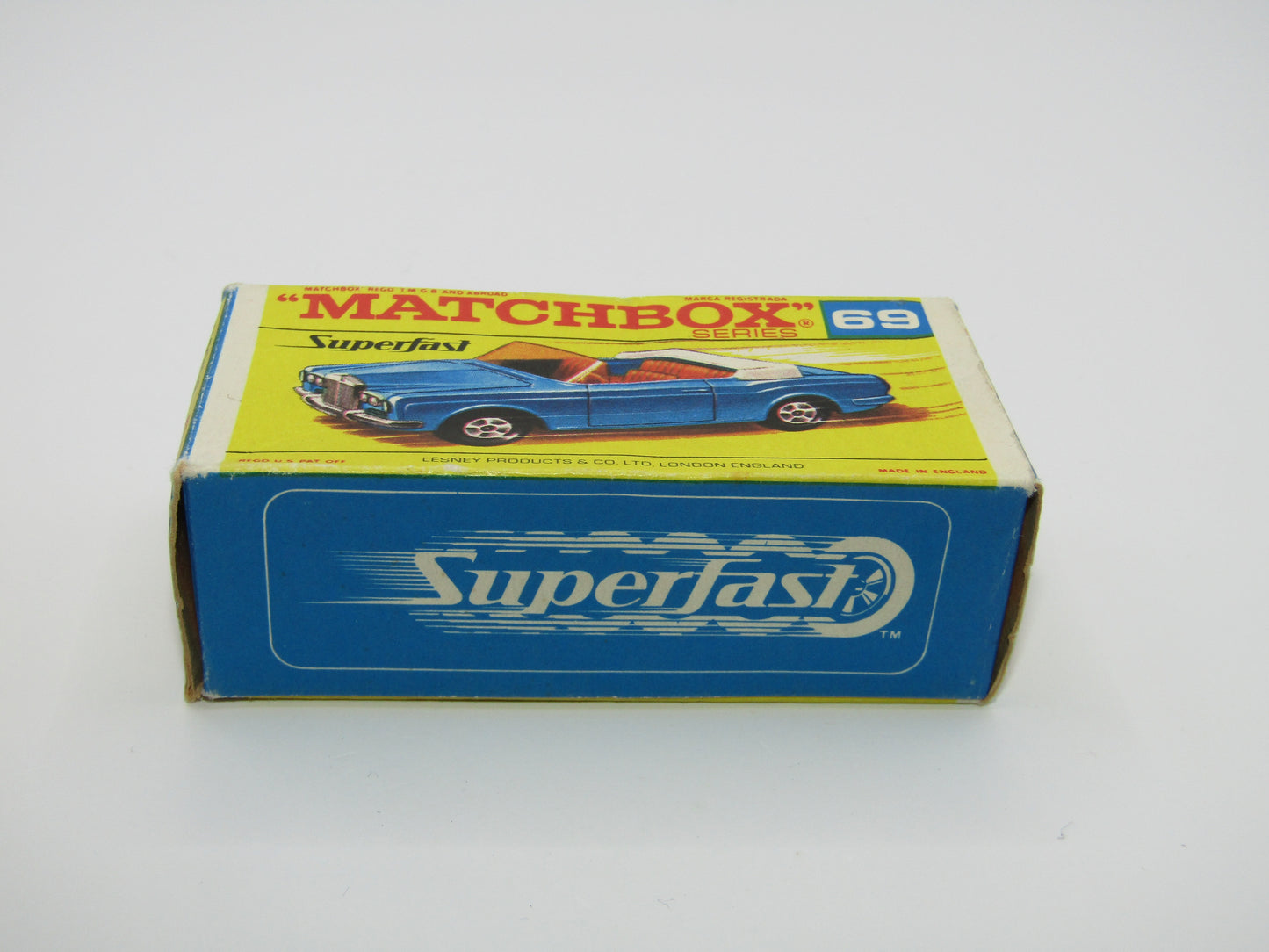 Matchbox Superfast 69A Rolls Royce Silver Shadow F Box