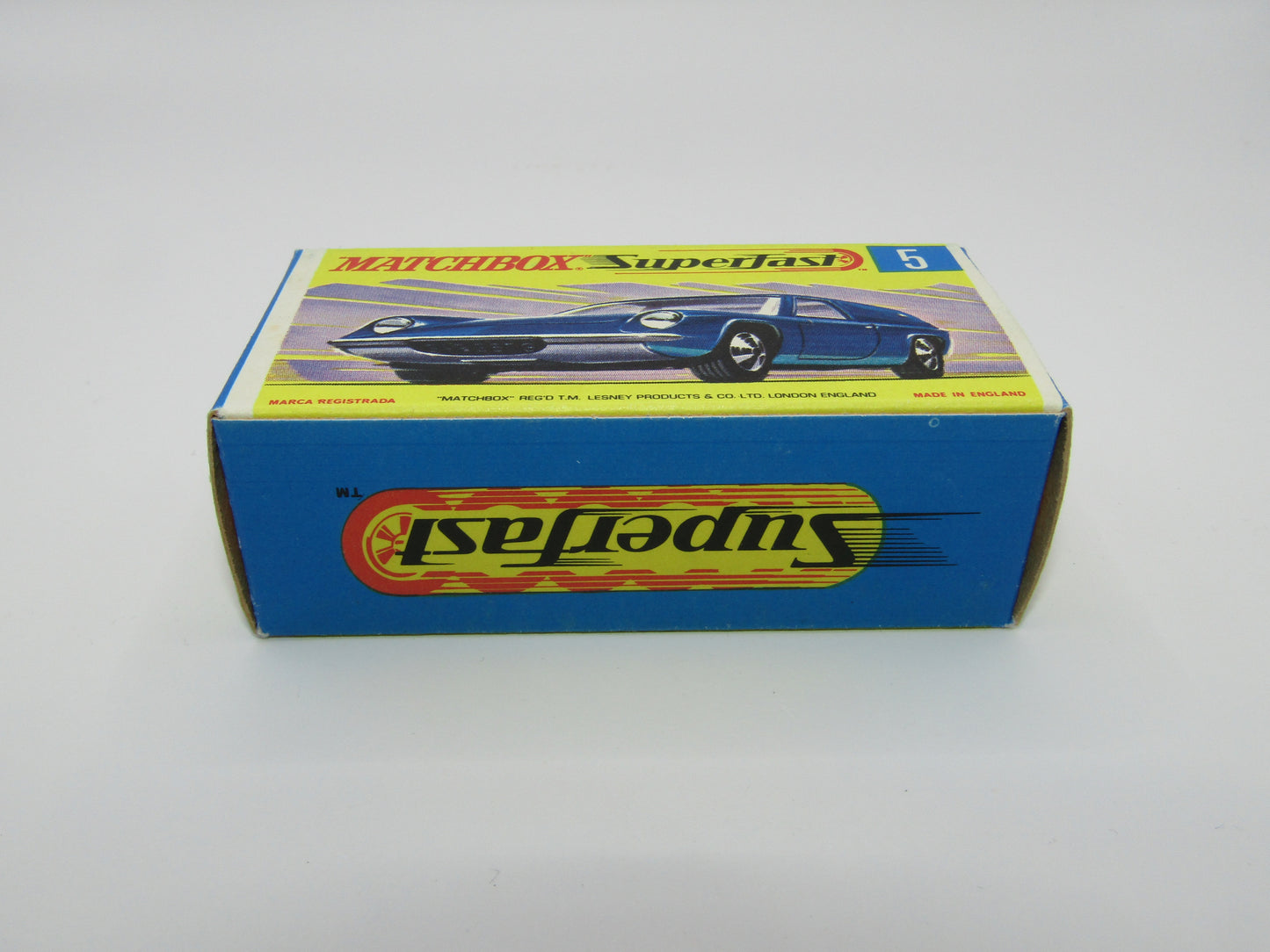 Matchbox Superfast 5A Lotus Europa Black NO TAMPO DOT DASH SPOKE WHEELS